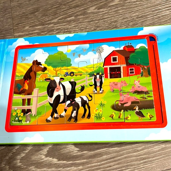 Bundle Melissa & Doug magnetic take-along travel puzzles - 2 farm + 2 vehicle - Picture 4 of 13